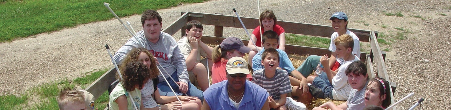 kids and mentors hayride